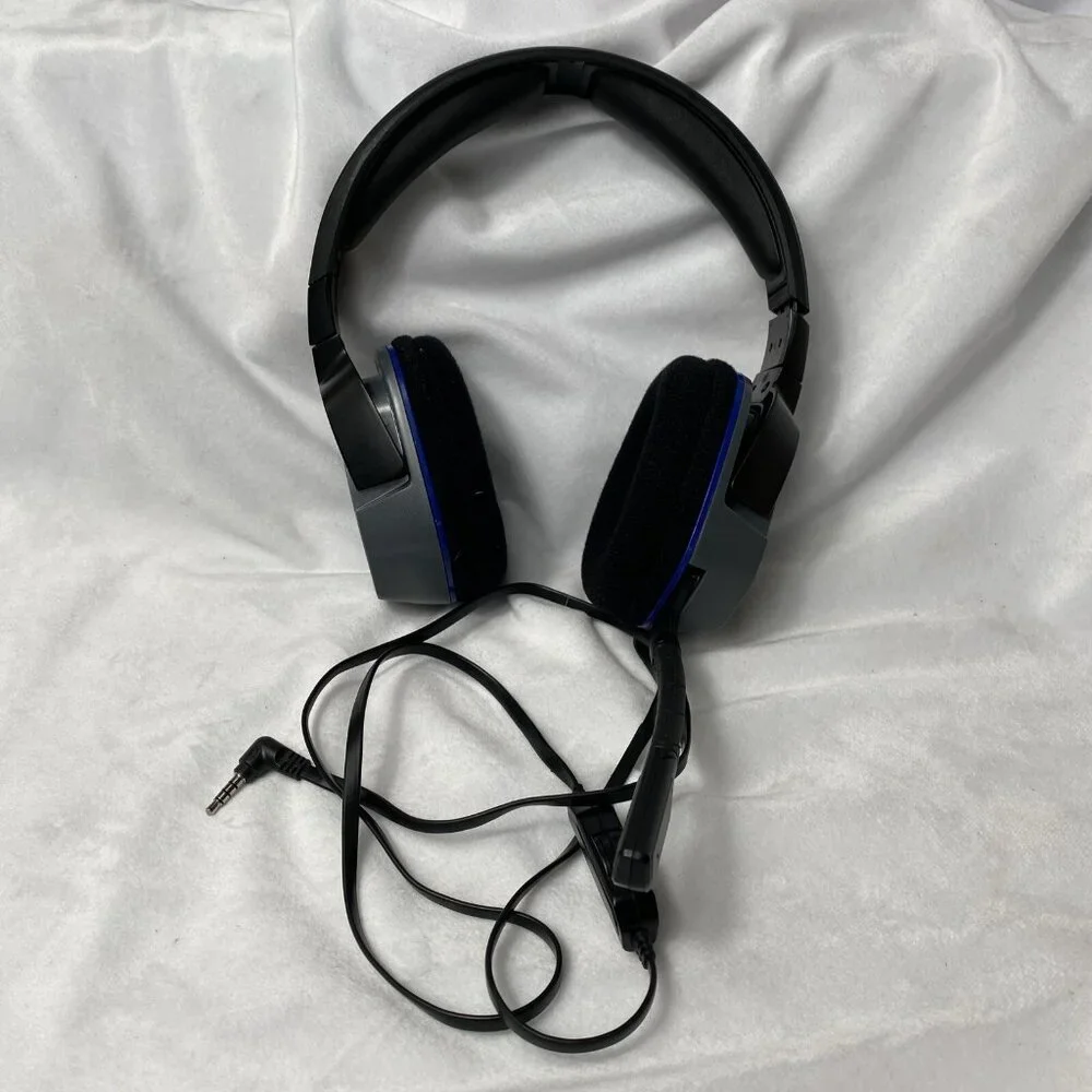 Afterglow PDP Wired Black PS4 PS5 Stereo Headset for PlayStation EUC TESTED
